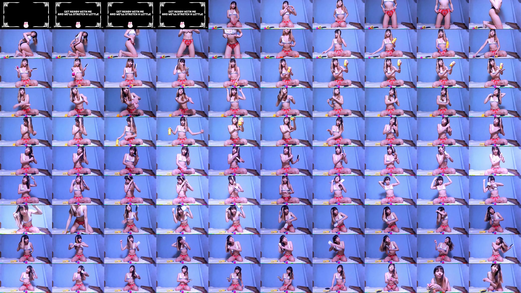 Bonneyuwu - 10:11 get ready with me and well stretch a little 预览图