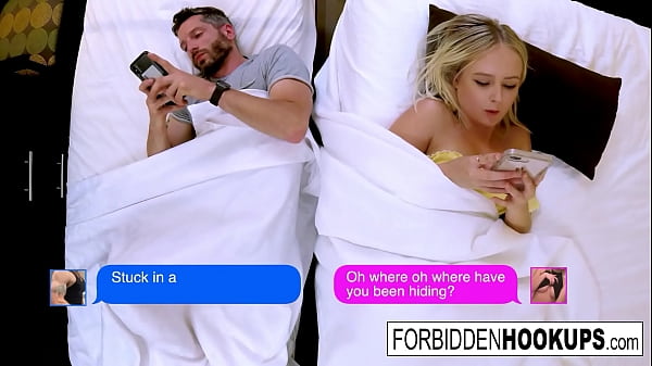 Sexy blonde fucks her horny step-brother