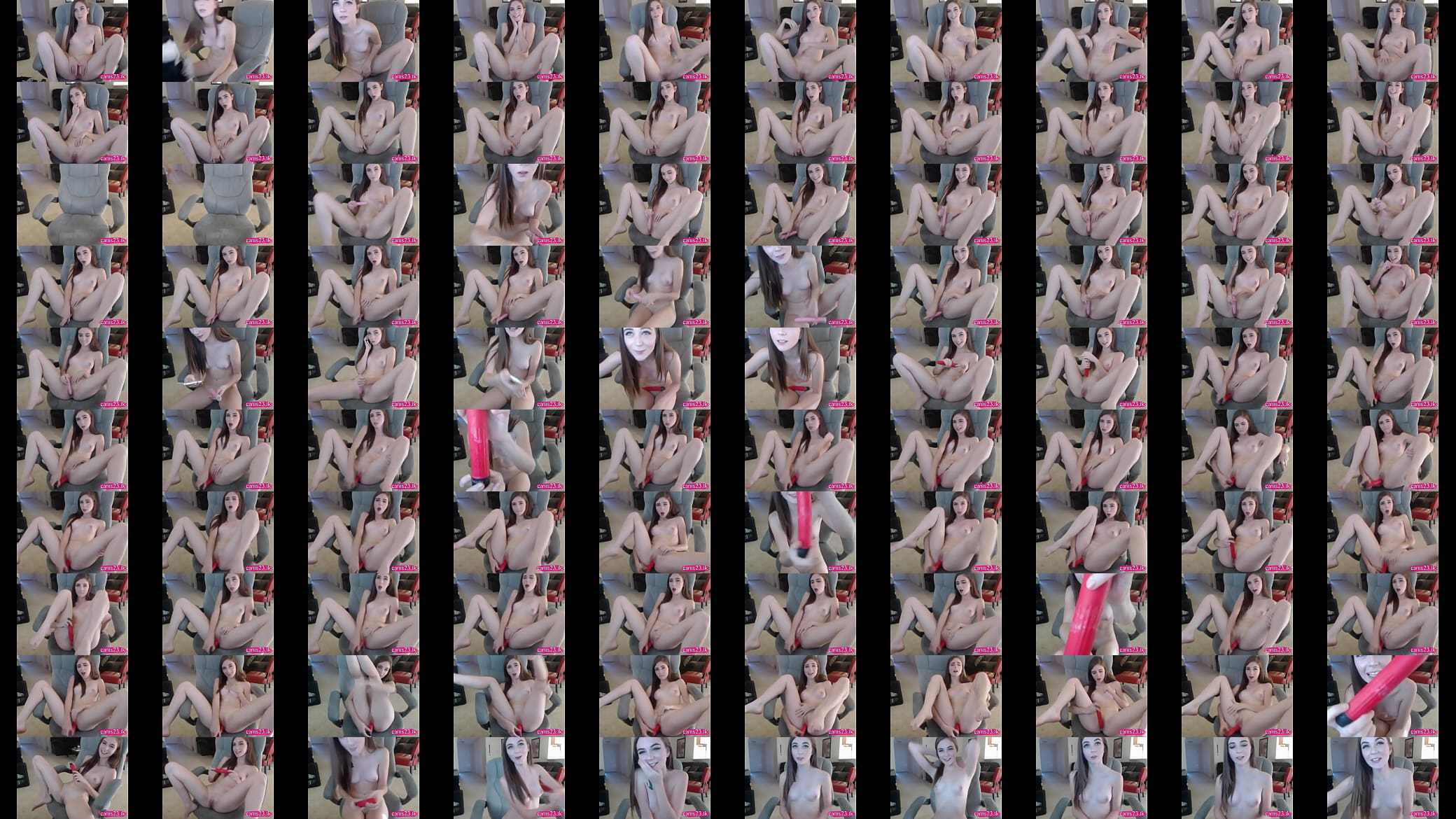 small tits teen and her dildo 预览图