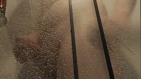 Shooting a steamy load in the shower 2 min