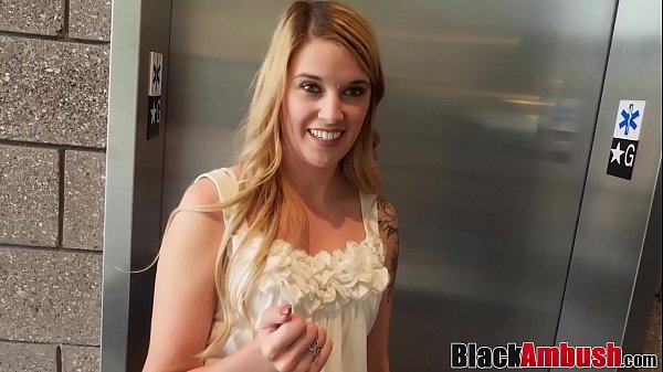 Inked blonde Holly fucks monster BBC cowgirl after blowjob