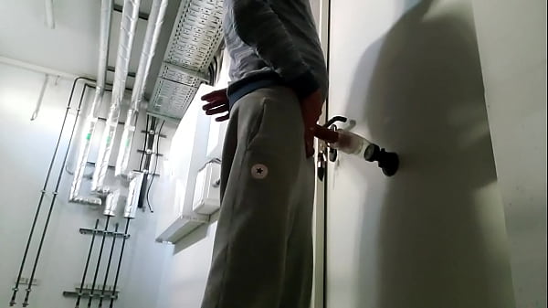 Download Video - Fleshlight QuickShot with Shower Mount on boiler room door gets fucked and filled with cum by m4rkus77