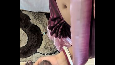 Servant banged the mistress hard and cum inside her while her husband was not at home