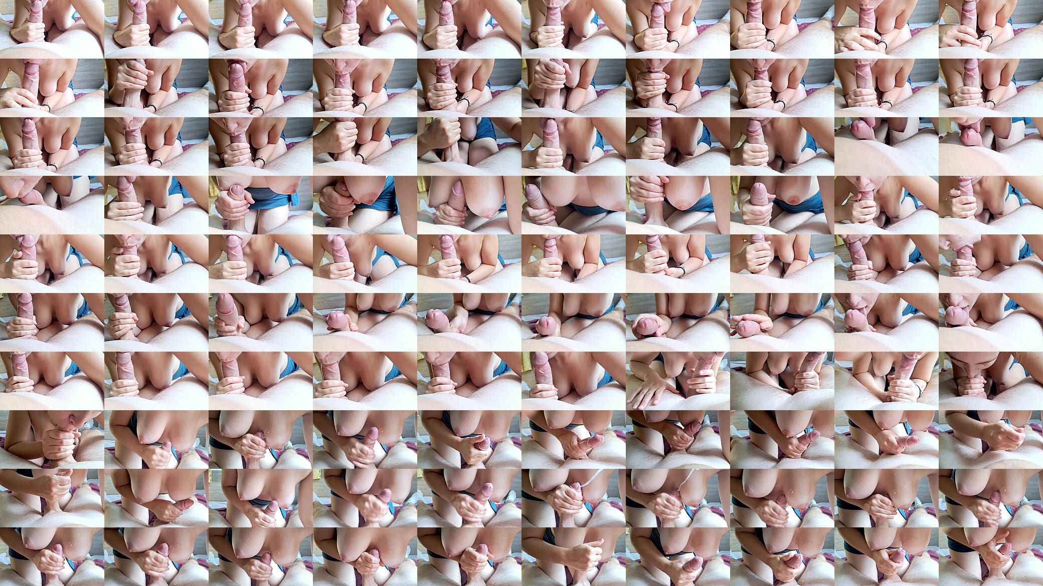 First blowjob on camera with huge cumshot 预览图