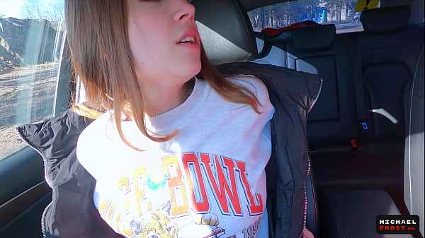 Download Video - Real Russian Teenager Hitchhiker Girl Agreed to Make DeepThroat Blowjob Stranger for Cash and Swallowed Cum - MihaNika69 and Michael Frost