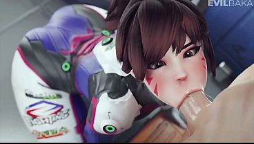 D.va cute blowjob 11 sec