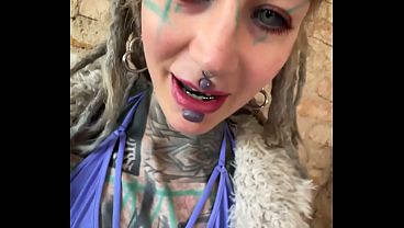 BTS of ANAL DAP 3some with two HUGE black cocks and tattooed pornstar