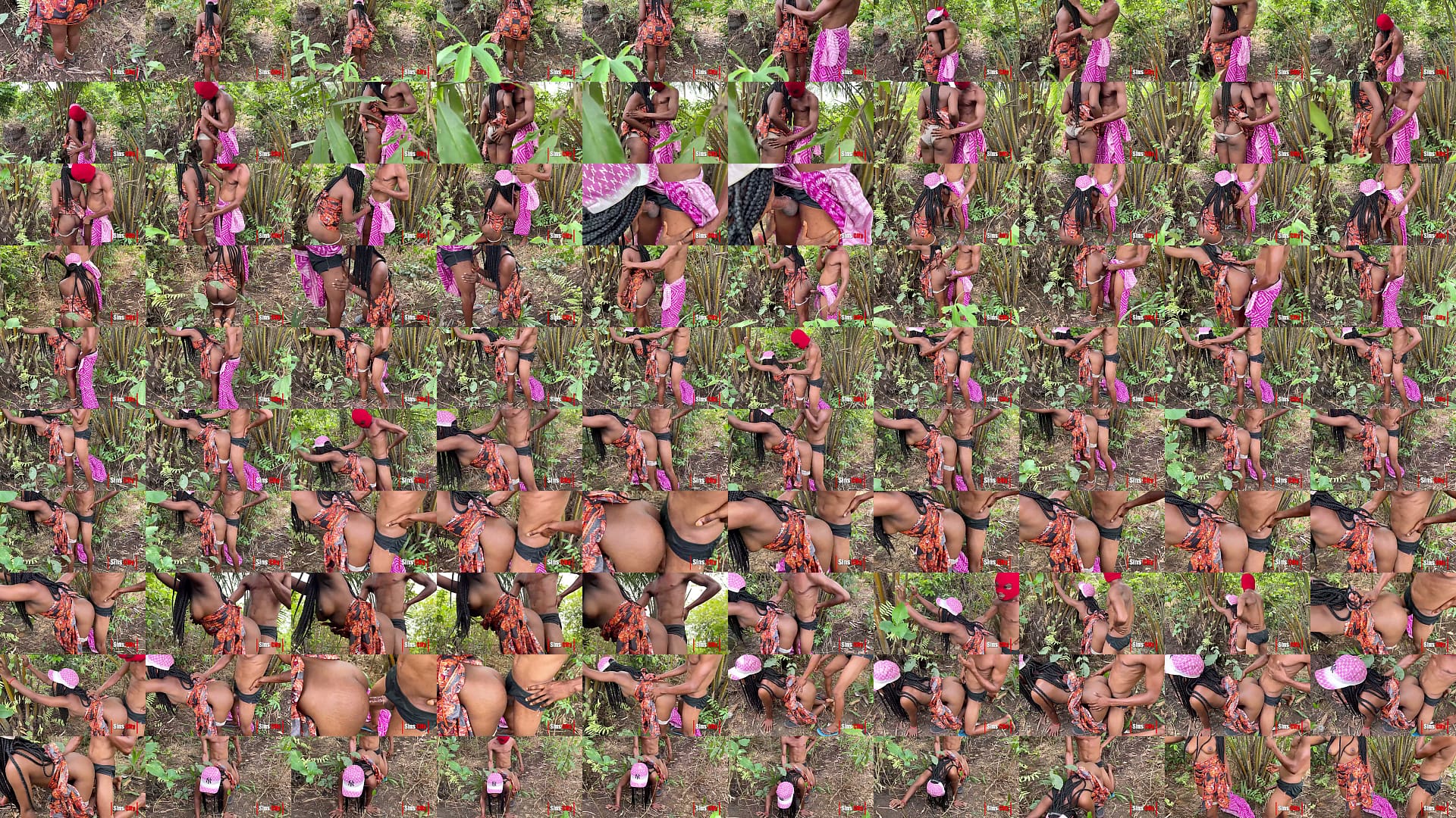 Sexy village girl gets fucked in the bush 预览图