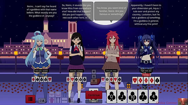 Strip Poker with Aqua, Mari & Noire Gets Out of Hand—Ends in a Heated Show