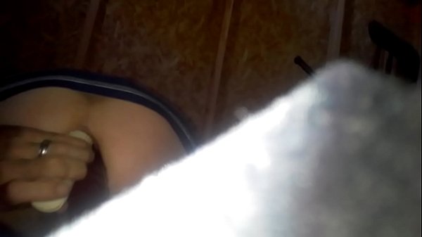 Stretching ass with 2 toys