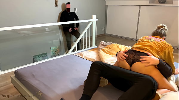 Download Video - housewife cheating with neighbor - husband watches and gives her a second cum fill