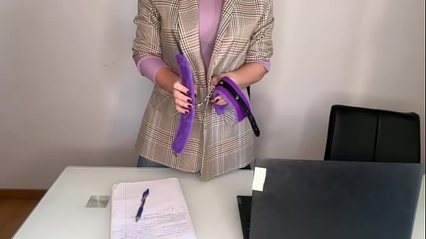 Hot Step Mother Seduces Step Son in the office, shows him milky nipples and Makes big cock Handjob