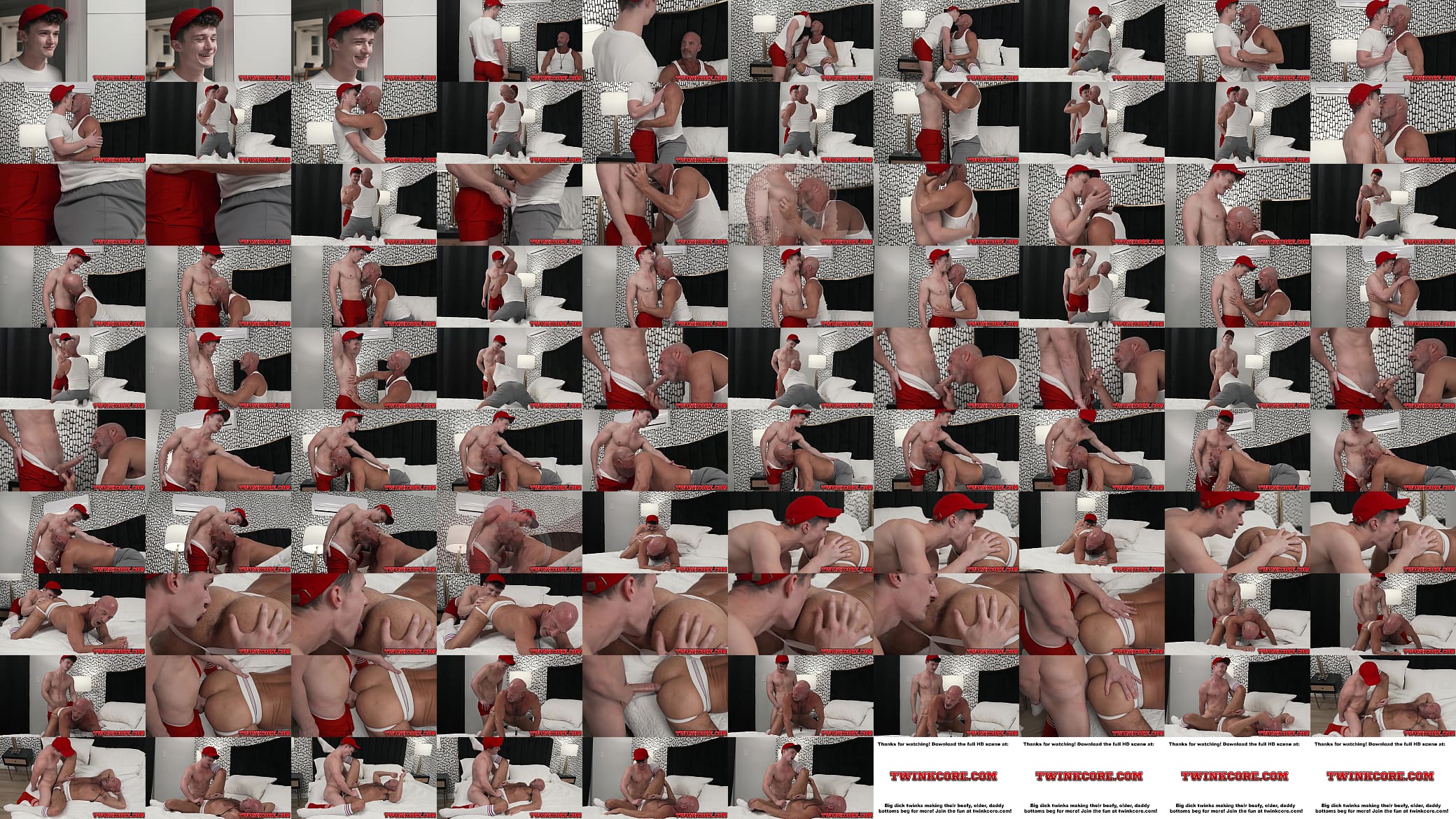 Grand Ducati follows his DILF Coach Ace Banner inside the room. Then they begin to kiss and Ace give Grant a blowjob. Grants balls began to tighten 预览图