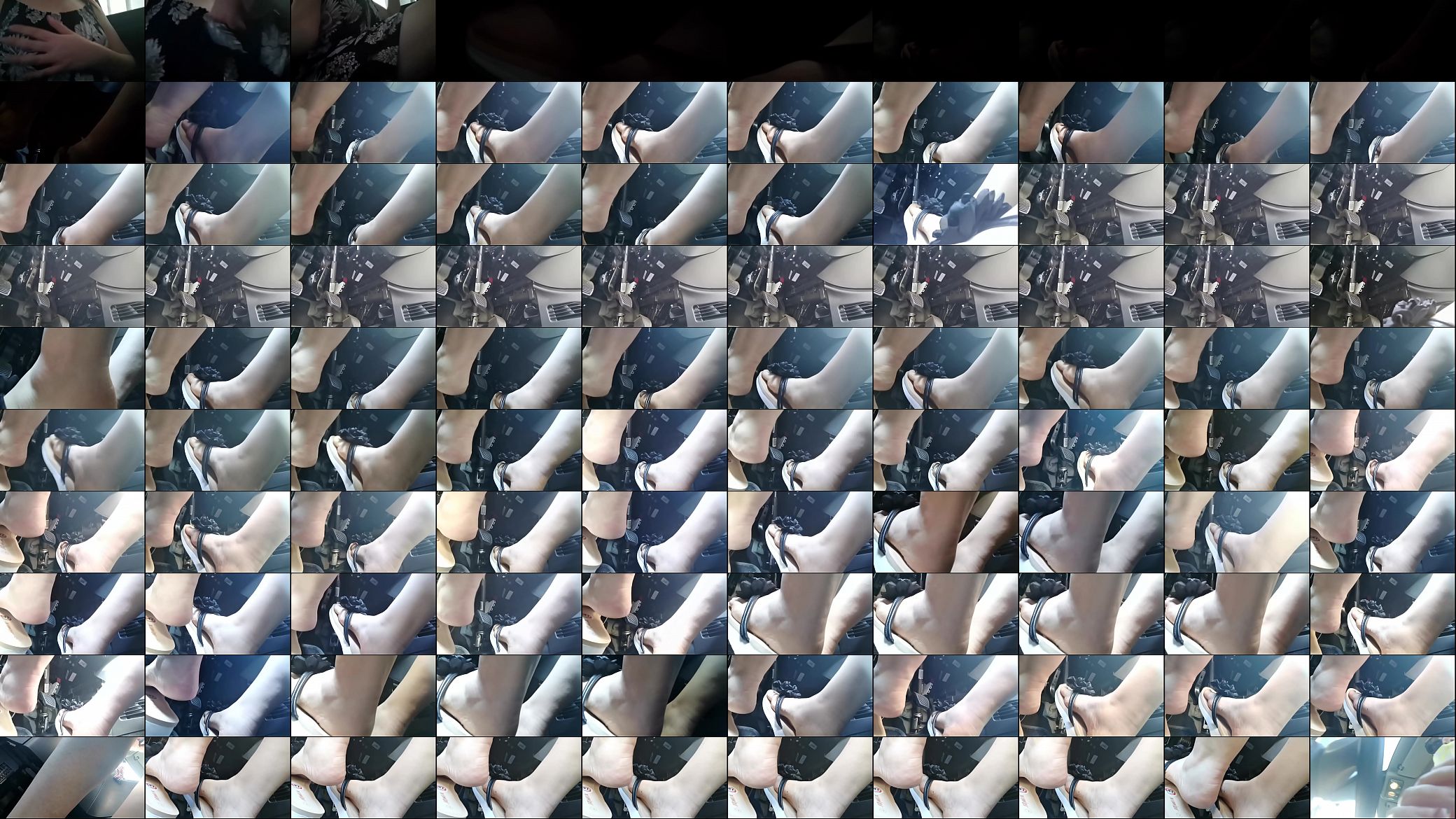 Nicoletta&#039;s perfect feet while driving around the city tell me the truth wouldn&#039;t you want to lick them all? 预览图