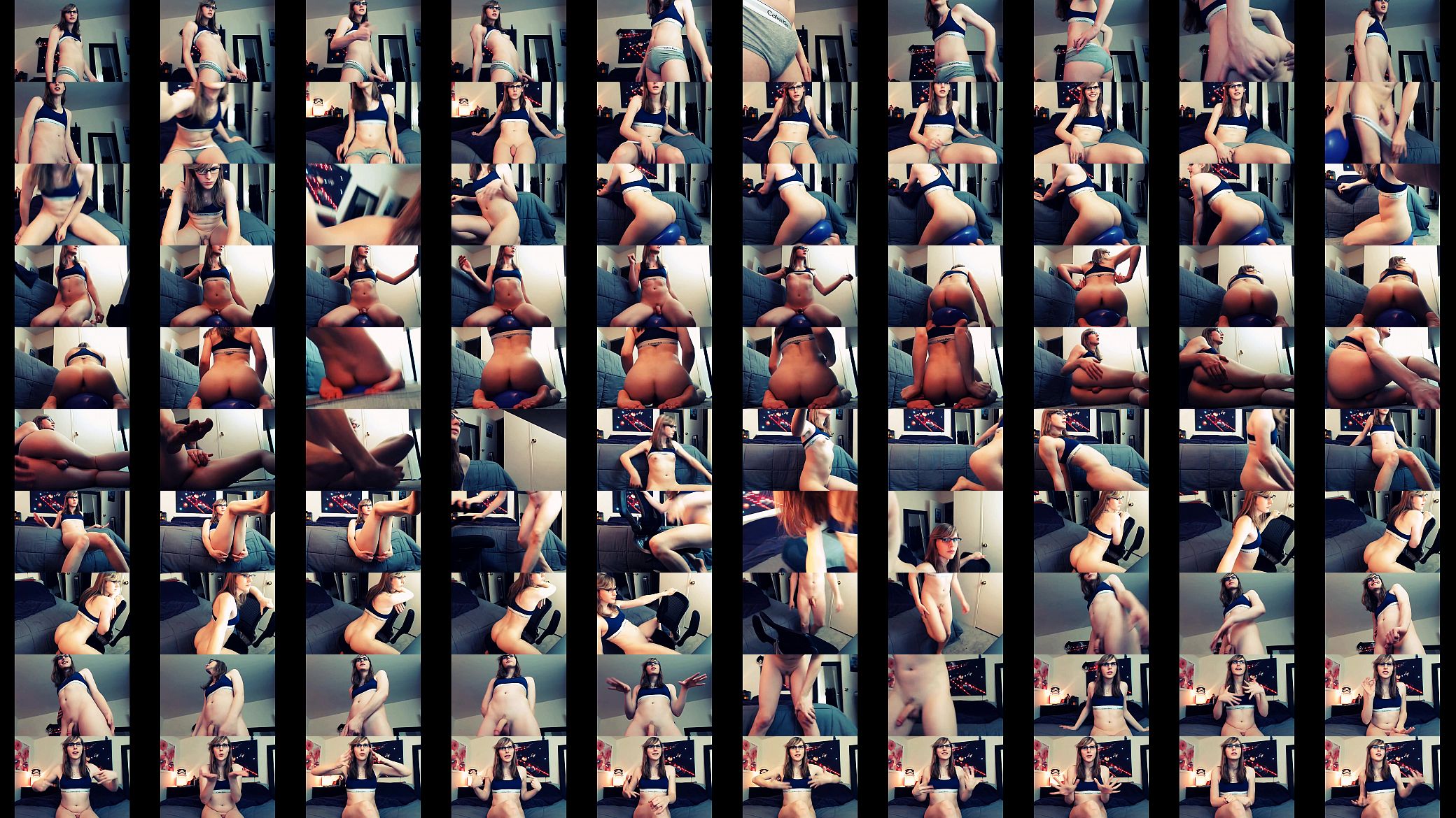 Cute Nerd Shemale Playing on Cam 预览图
