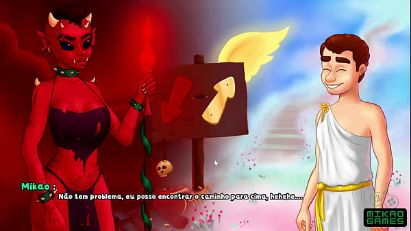 Lust Mania, Part 2 - In this game even the little angels are hot and want to fuck with you!!!