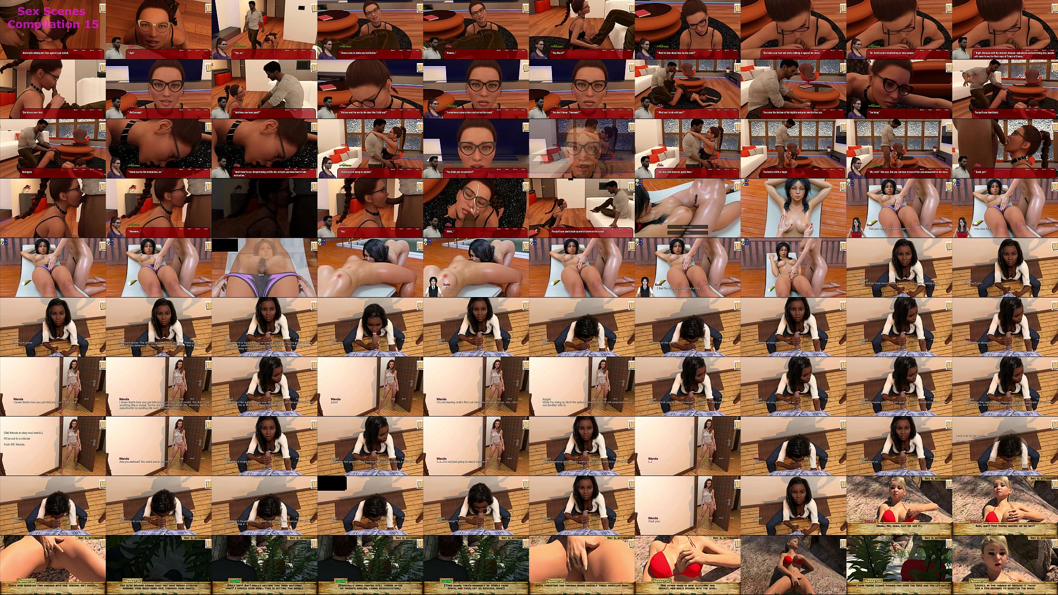 Sex Scenes Compilation 15 预览图