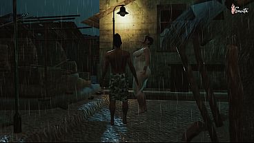 Sexy desi widow Meena fucked by her neighbor in the rain