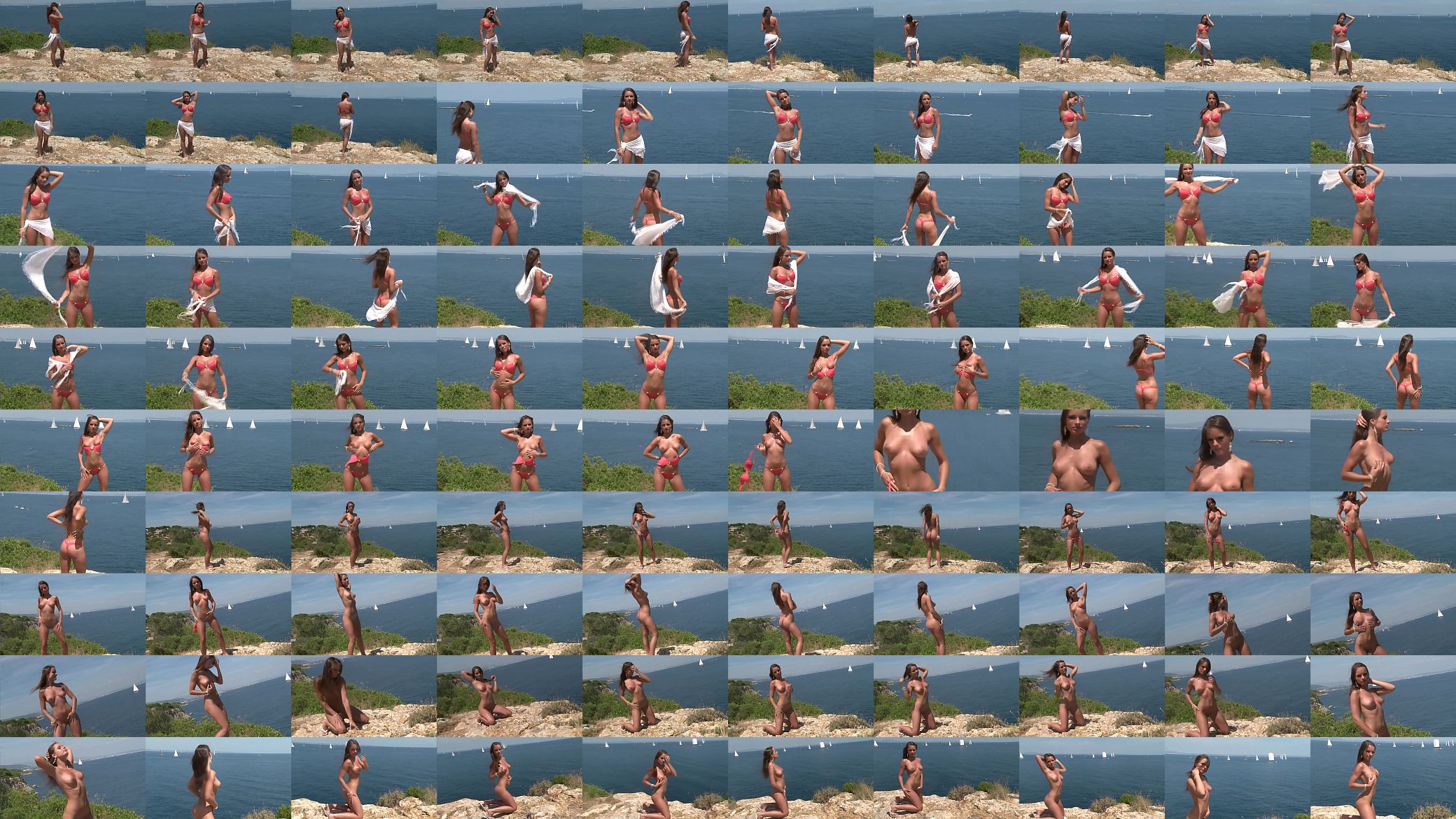 Chick in bikini strips by cliff 预览图