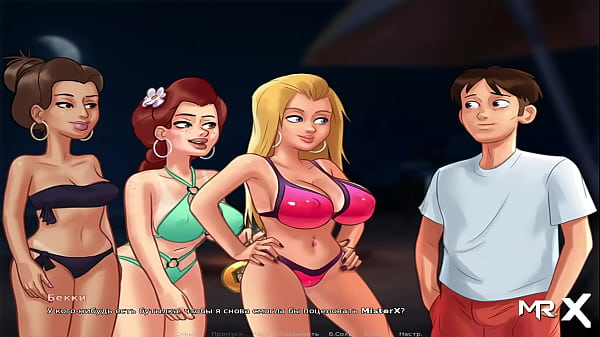 SummertimeSaga - Girls Passionate Kisses on the Beach # 87