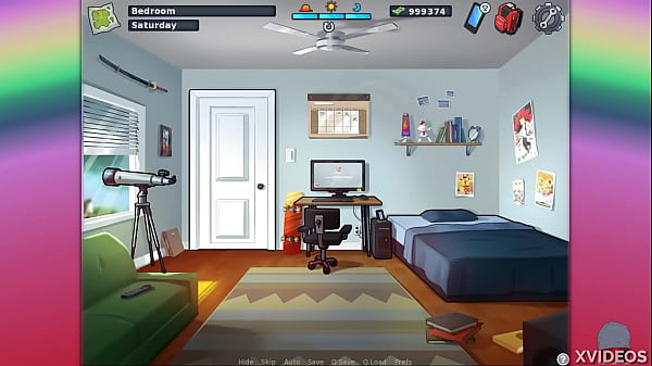 SUMMERTIME SAGA #06 • Masturbating to hot room-mate