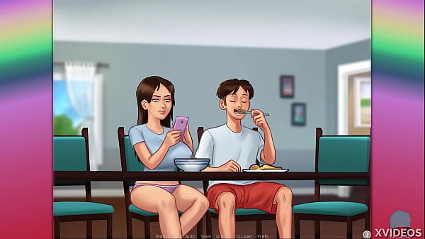 SUMMERTIME SAGA #06 • Masturbating to hot room-mate