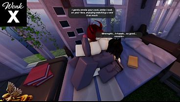 [ROBLOX] Busty redhead edges me until i'm leaking