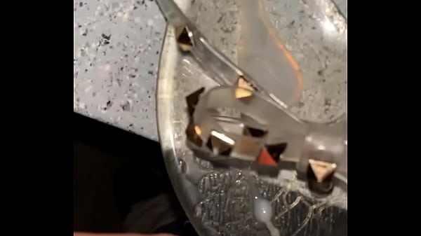 Cum on Clear flip flop