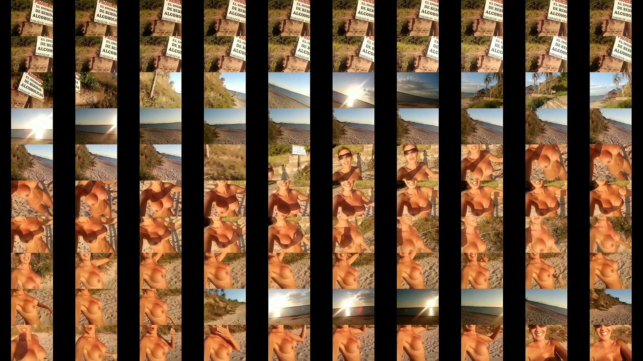 Argentina desnuda en la playa y perro le roba la tanga 1 预览图