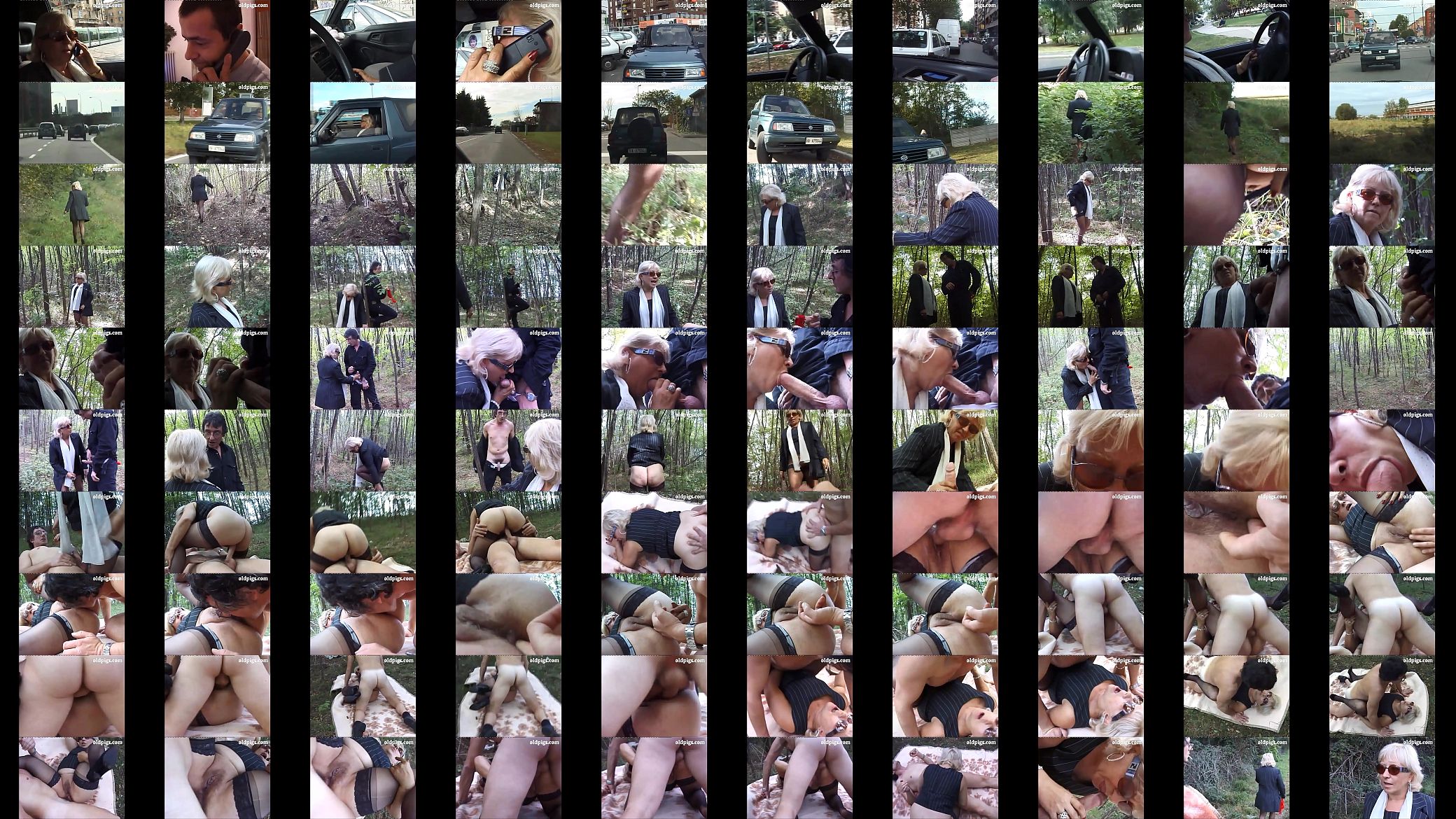 Mature blonde caught pissing in a wood and fucked 预览图