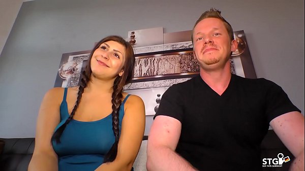 Download Video - SEXTAPE GERMANY - German brunette gets cum on tits in hot sex tape fuck