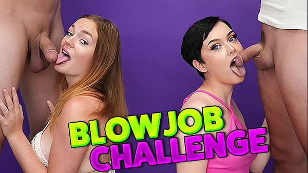 Download Video - Blow Job Challenge - Who can cum first&quest;