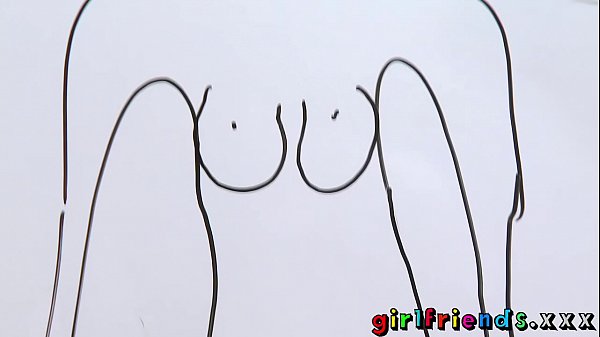 Girlfriends Naughty pussy licking fingering and strap on lesson