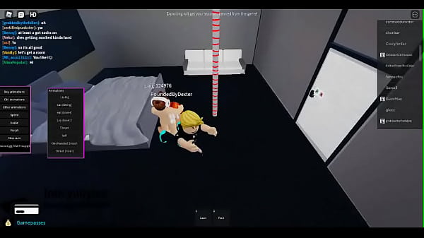 BRUNETTE SUCKING A BLONDE MAN AND HIS FRIEND FUCKING HIM- RobloxGirl