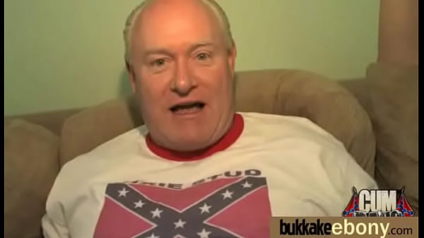 Ebony gets group cumshots 20