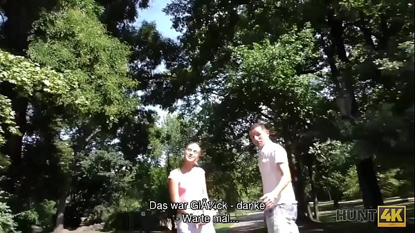 HUNT4K. Almost lost her wallet but found crazy sex