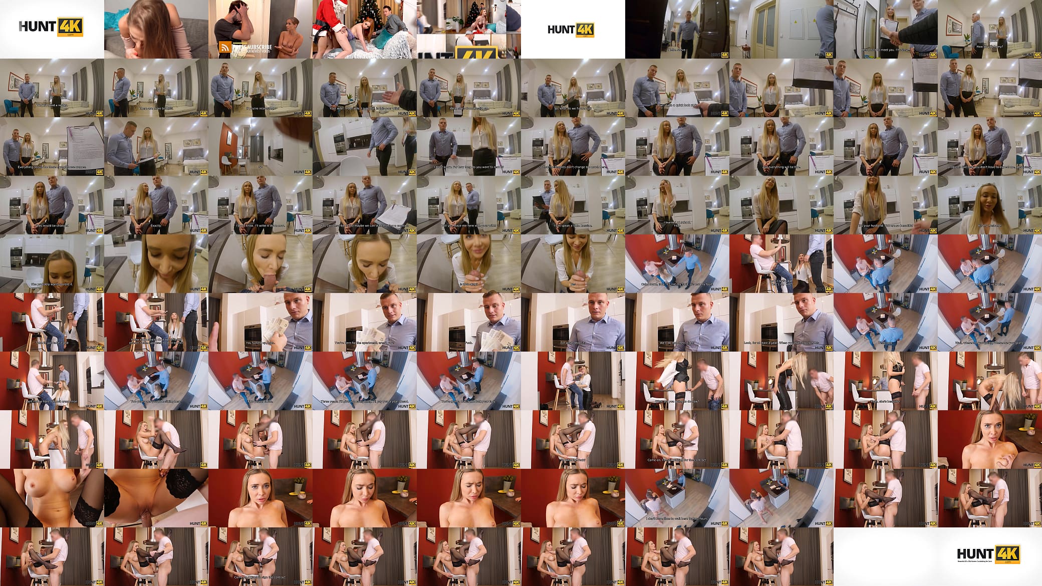 HUNT4K. Smart hunter seduces slim blonde while checking new apartment 预览图