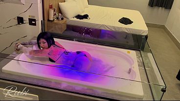 And I went with Boy to the motel and had great sex in the bathtub - Did you like my butt? Would you also spend the night with me at the motel?