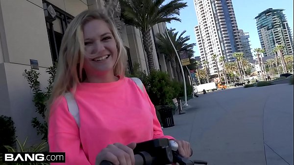 Bisexual teen Chloe Foster flashes her pussy in public