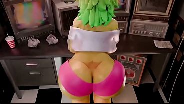 Chica jodiendo en oficina-babymoonart