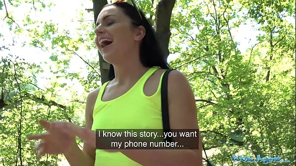 Public Agent Kittina Clairette gets creampied fucking outdoors