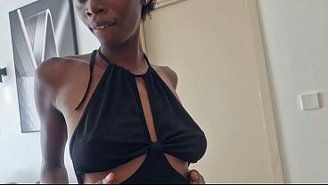 Petite African Wife Fucked Good - Creampie!
