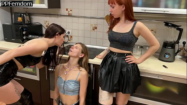Download Video - Smoking Bitches Spit In Slave Girl Mouth Filling It With Their Saliva - Spitting Lezdom &lpar;Preview&rpar;