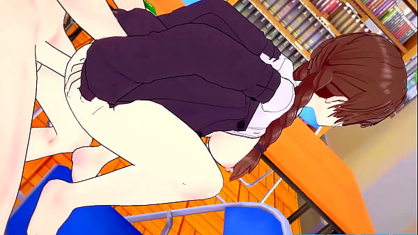 Chizuru gets Horny at the Library then has Sex again in the Bedroom - Rental Girlfriend Hentai