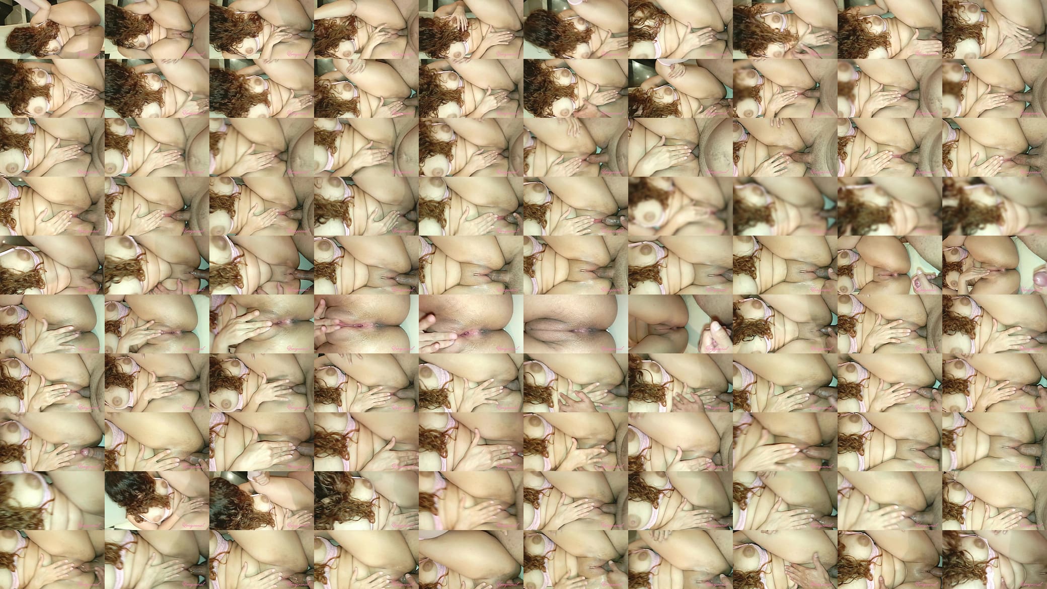Curly Redhead PAWG in Pink Lingerie Gets Her Wet Pussy Pounded Raw in Hotel Room POV 预览图