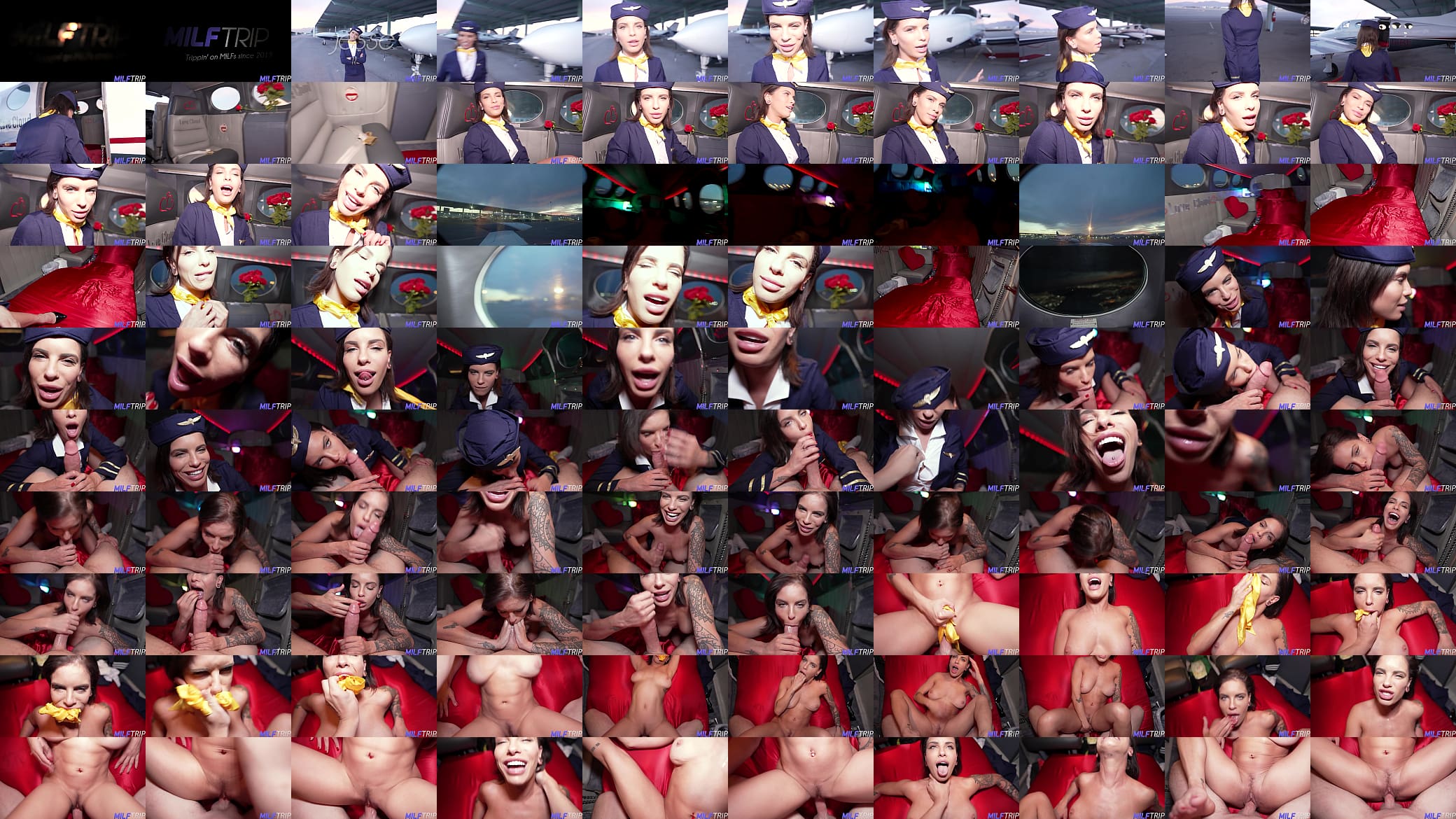 MilfTrip Private MILF Stewardess Fucks Rich Client 预览图