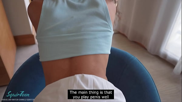 The stranger said that he was a coach and fucked a young sexy student untill creamy pussy - Squir7een