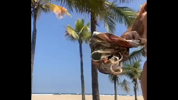 I let the guy slap my ass on the beach and he took his dick out - I was scared but in the end I fell on my face