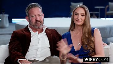 Download Video - WIFEY Married MILF Brandi Johnson Gets Spit-Roasted And Creampied While Hubby Watches