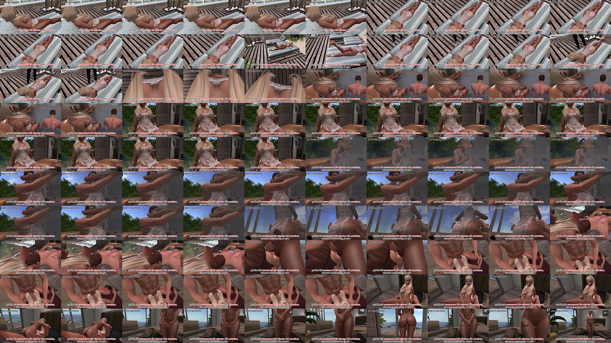 3D Wife cheating with Poolboy (CENSORED version) | get uncensored with premium, membership or ppv 预览图